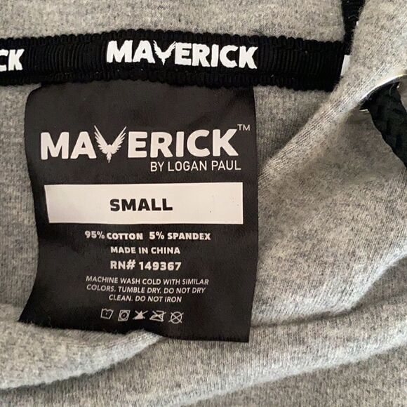 WOMAN’S MAVERICK BY LOGAN PAUL Gray HOODIE - Picture 12 of 12